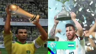 PES(1) - PES 2 VS PES 2018 | FINAL WORLD CUP COMPARISON | Copa Mundial