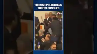 Turkiye Parliament Fight Caught on Camera as MPs Clash in Shocking Chaos  #geopolitics