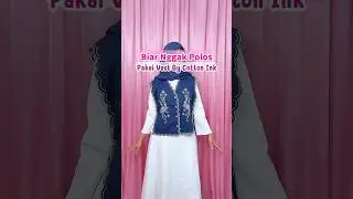 Vest navy cantik #vest #vestnavy #cottonink #ootdfashion #shortvideo #ytshorts #shorts #shortsfeed