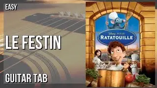 SUPER EASY Guitar Tab: How to play Le Festin  by Camille