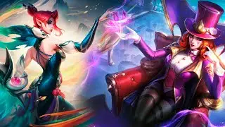 NEW Splash Art - Morgana, LeBlanc, Katarina, Gwen & Janna - Chroma Splash - League of Legends