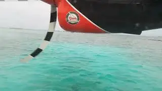 Trans maldivian airways DHC-6 Twin Otter FUR/FURR Taxi and takeoff