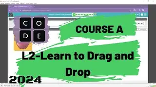 L2 | Code.org | Course A (2021/2023) | Lesson 2:  Learn to Drag and Drop