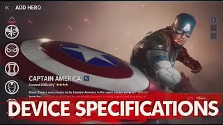 Device Specification Needed - MARVEL Future Revolution