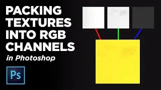 Packing Textures Into RGB Channels In Photoshop [ORM Maps]