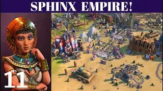 #11 - Maximizing Earth Goddess w/Sphinxes & Monumentality Golden Ages - Egypt (Deity) - Civ 6