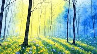 Serene Swiss Scenery: Nature Walks in Switzerland's Forest | Bird Songs & Spring Sounds
