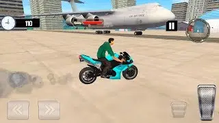 Airplane Bike Transporter Plan - Gameplay Android & iOS games - bike racing game
