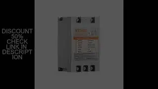 SucceBuy Digital Converter 5/7.5/10HP Single Phase to 3 Phase Converter Digital Phase Shifter for Re