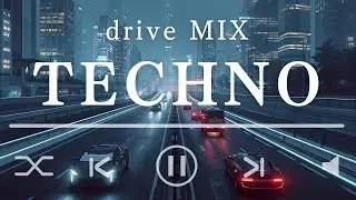 「Midnight Drive Techno &ndash; 夜のドライブを彩る重低音BGM」drive TECHNO music ドライブの時に聴きたいBGM