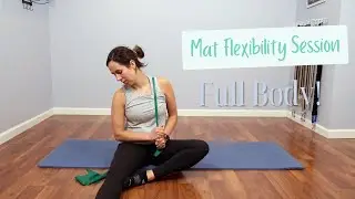 Gentle Full-Body Stretch | Beginner Pilates Mat Flexibility Session