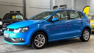 VOLKSWAGEN POLO Hatchback 1.0 BlueMotion Tech SE Blue 5dr 10 STAMPS+DAB+BLUETOOTH (2015/64)&pound;