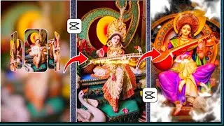 Saraswati Puja Green Screen Video Editing Tutorial | CapCut Mobile Editing