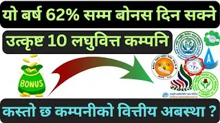 यो बर्ष 62% सम्म बोनस दिन सक्ने 10 लघुवित्त कम्पनि |Top dividend microfinance| share market in nepal