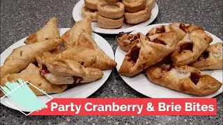 Party Brie & Cranberry Bites easy recipe how to Demo at home Season special