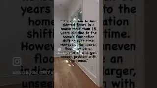 Tips when buying a home! #tamparealtor #realestate #tampa #realtor #tips #floors #uneven #tampalife