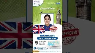 Ganga Bhargavi's | Visa Success Story | Northumbria University, UK