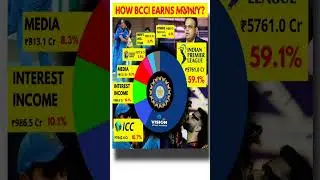 how bcci earns money and most income is by ipl league #shortsfeed