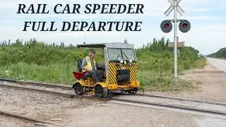 NARCOA RAIL SPEEDER GROUP DEPARTURE  FROM THE PAS TO CHURCHILL MANITOBA JULY 7 2022/ EPIDEMIC SOUND