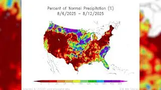 US Drought Monitor August 14, 2025