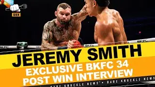 BKFC 34 Hollywood - Jeremy Smith On His Victorious Left Hook KO To Leo Valdivia ~ Bare Knuckle News