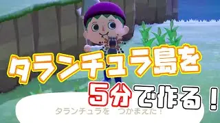 【あつ森】タランチュラ島とサソリ島は超簡単に作れる！