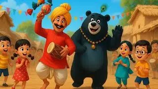 कालू मदारी आया | Kalu Madari Aaya Hindi Rhymes And Baby Songs | Hindi Balgeet 