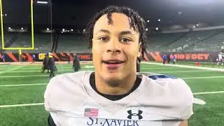 Post Game Interview: Kobe Clapper, St Xavier Linebacker, Notre Dame Commit 