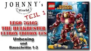Lego 76105 Hulkbuster UCS - Ultron Edition  - Unboxing und Bauschritte 1-3