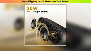 TRIBIT XSound Plus 2 Portable Bluetooth Speaker, 30W Power, IPX7 Waterproof Wireless Speaker