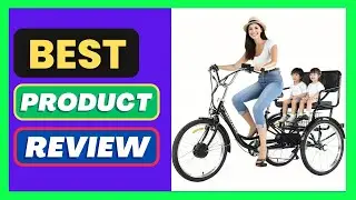 VHCLYBJU Electric Tricycle for Adults, 36V12Ah Ebike, 3 Wheel Electric Trike