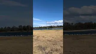 strong wind at the river pier