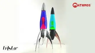 Mathmos Telstar Rocket Lava Lamp
