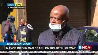 Tributes pour in for Johannesburg Mayor Jolidee Matongo