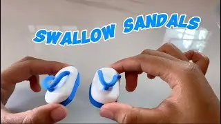 Clay Toy Make Swallow Sandal #clay #claytoys