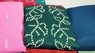SEMIMODAL SILK WITH CRUSHED CHINON SILK MIRROR WORK DESIGNER DUPATTA|HANDLOOM COTTON SET