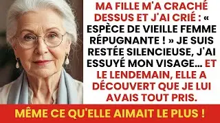 Ma fille m&rsquo;a crach&eacute; au visage&hellip; Quelques heures plus tard, je lui ai tout repris.