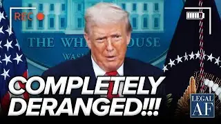 Trump GOES OFF THE RAILS in MOST DERANGED Presser YET