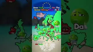 Is Your Country Bigger or Better History Than The USA?🤔🇪🇺🇺🇸#europe#mapping#geography#mapper#history