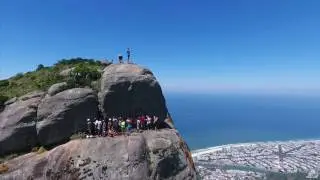 Rapel na Pedra da Gávea.