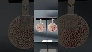 Access Boucles d'oreilles Interchangeables et r&eacute;versibles, en cuir v&eacute;ritable et argent 925 milli&egrave;mes