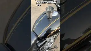 New Bullet Vibration Test 😱 Battalion Black 350 #Shorts #viral #Trending #Bullet #Test