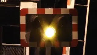 Railway Crossing at Night - Merrion Gates, Dublin