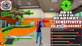 OB46 AFTER UPDATE AUTO HEADSHOT SENSITIVITY SETTING || FREE FIRE MAX AUTO HEADSHOT SENSITIVITY 2024