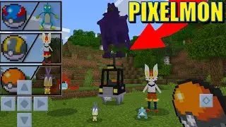 BEST PIXELMON ADDON IN MCPE! (1.17+) - Minecraft Pocket Edition! ( NEW POK&Eacute;MON MCPE )