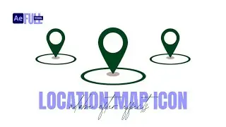 Location Map Icon Animation | After Effects Tutorial | No Plugin