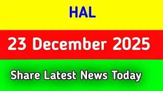 hal share latest news today || hal share latest news