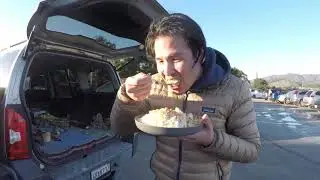 Half Moon Bay Poke Pole Fishing (Catch and Cook: Striped Perch Curry Over Rice)