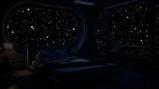 The Most Realistic Spaceship Cockpit White Noise with Engine Rumble and Deep Bass for Relaxation