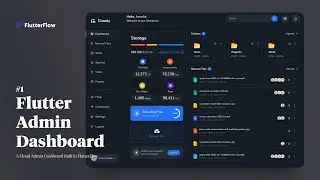 Build a Flutter Admin Panel | FlutterFlow Cloud File Management Admin Dashboard